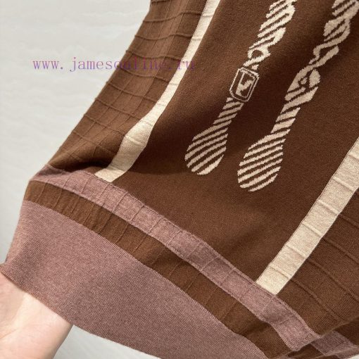 AT75093 H High Intelligence Wearing Style 25s Spring/Summer New Product Jacquard Knitted Short 5yx7ua7a - Image 7