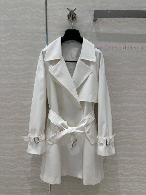 High End AW75915 Max Goddess Comes Standard With A Silhouette Trench Coat Made Of Imported Fabr zah8px8l