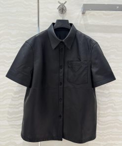 ️ Quality Control Must Enter AW75916 Prada Fashionable And Exquisite Outfit ️ Sheepskin Short S pzaglf2a