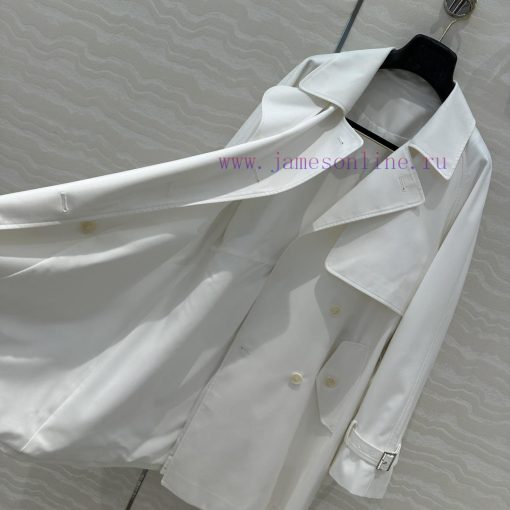 High End AW75915 Max Goddess Comes Standard With A Silhouette Trench Coat Made Of Imported Fabr zah8px8l - Image 7