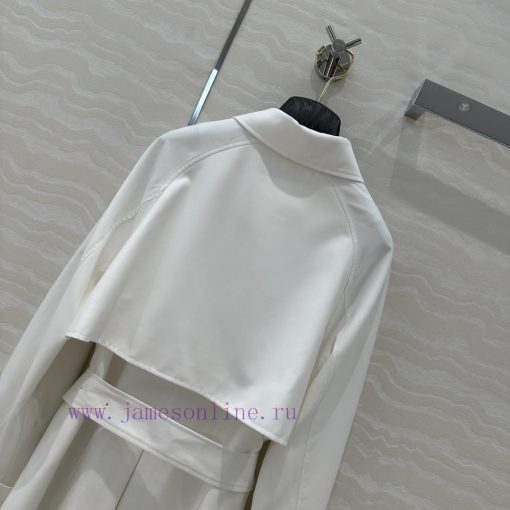 High End AW75915 Max Goddess Comes Standard With A Silhouette Trench Coat Made Of Imported Fabr zah8px8l - Image 9