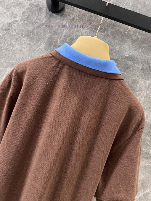 ZT60395 MiuMi * 25Ss Spring/Summer New Collection Color Contrasting Double Collar Design Positi riq9mo3s - Image 5