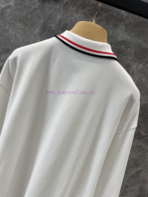 ZT60396 MiuMi * 25Ss Spring/Summer New Style Positioned Embroidered Letter White Long Sleeve Po fvr5g25b - Image 5