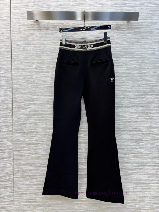 CK75071 Super Easy To Wear High Waisted Fringed Flared Pants 25 Early Spring Lightweight Fabric qx0h1rh4