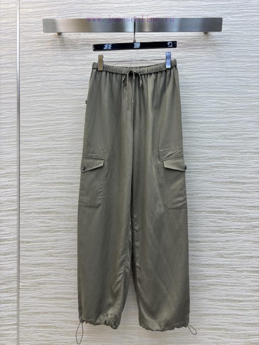 CK75917 Casual Recommendation Drawstring Elastic Waistband Design Workwear Style Pants Paired W s50a0t2y