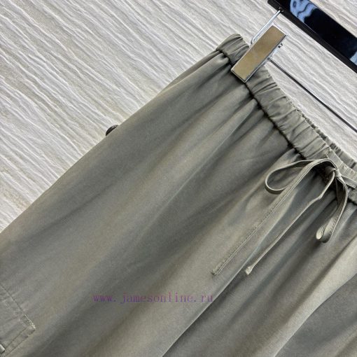 CK75917 Casual Recommendation Drawstring Elastic Waistband Design Workwear Style Pants Paired W s50a0t2y - Image 4