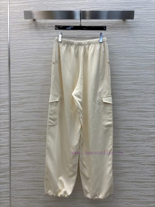 CK75917 Casual Recommendation Drawstring Elastic Waistband Design Workwear Style Pants Paired W z0wdx8jv - Image 9