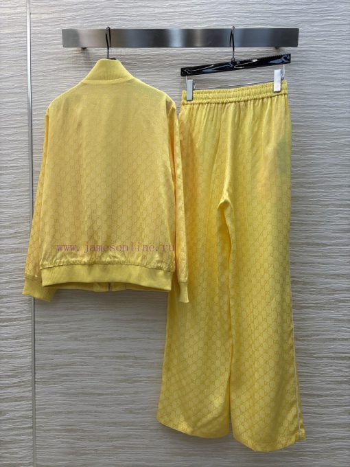 CT75919 Gucci 25 Early Spring New Collection Double G Jacquard Sports Set With Stand Up Collar equpnitn - Image 9