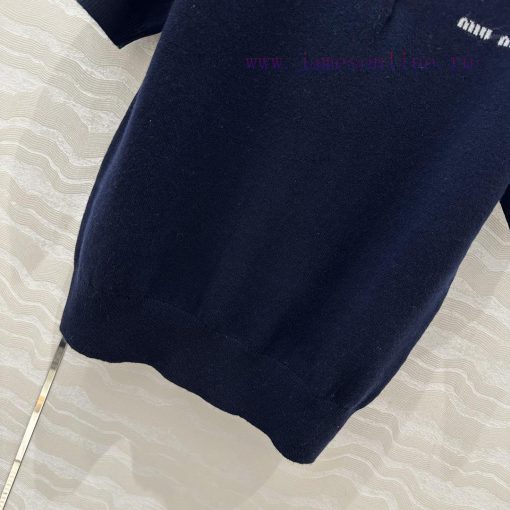 Top Selling Recommendation: AT73659 Miu Miu Girl Wear Cashmere Polo Small Top Imported Cashmere 6ml9zft0 - Image 8