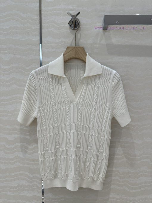 AT75115 H Majia 25s Spring/Summer New Product High Intelligence Wearing Embossed Jacquard Knitt 2vbdpwz0