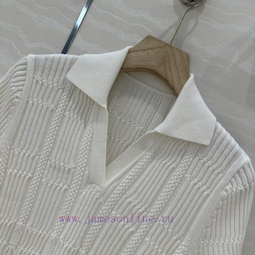 AT75115 H Majia 25s Spring/Summer New Product High Intelligence Wearing Embossed Jacquard Knitt 2vbdpwz0 - Image 5
