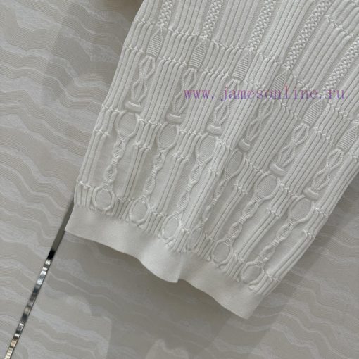 AT75115 H Majia 25s Spring/Summer New Product High Intelligence Wearing Embossed Jacquard Knitt 2vbdpwz0 - Image 7