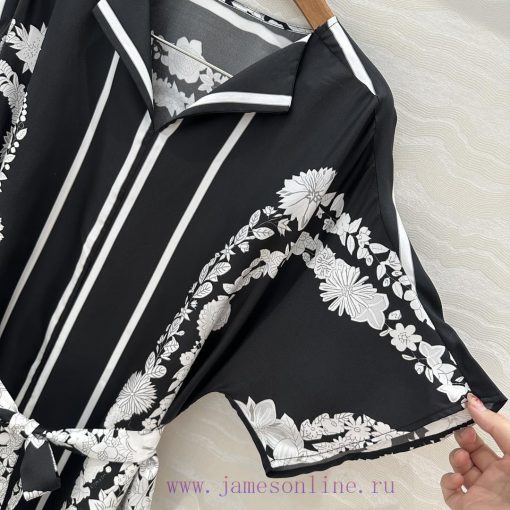AL75928 Hermes 25s Early Spring New Product Kaftan Slit Dress Brides Gala En Fleurs Positioning 65mjo56a - Image 5