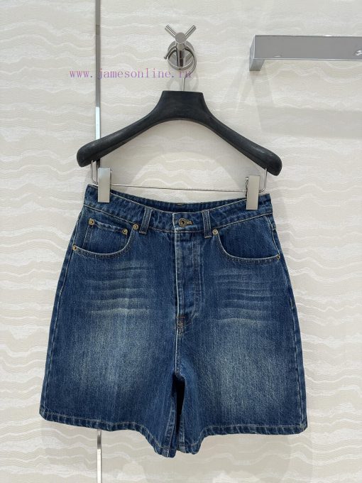 AK75932 Miu Miu Girls' Dressing: Intellectual Molecular Academy Style Denim Denim Pentagram Pan 3zev9ay5