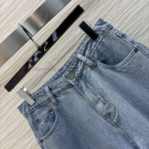 CK75951 Louis Vuitton Spring/Summer Logo Jacquard Straight Leg Jeans Is A Very Creative Piece T w67wwc31 - Image 6