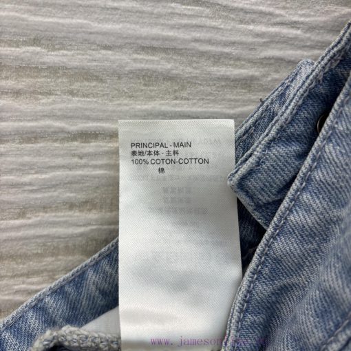 CK75951 Louis Vuitton Spring/Summer Logo Jacquard Straight Leg Jeans Is A Very Creative Piece T w67wwc31 - Image 10