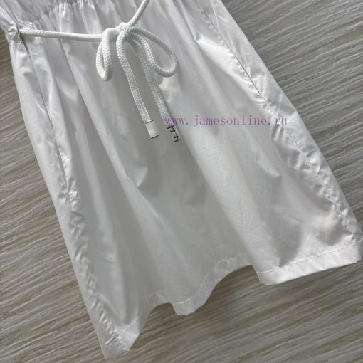 CL75957 Prada 25 Spring/Summer New Collection Featuring A Collar And Waist Cinching Short Sleev oizxifjf - Image 8