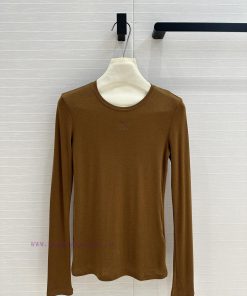 Recommended BT73336 Loewe24 Autumn/Winter New Product 3D Knot Element Embroidered Wool Base Swe pch7l04j