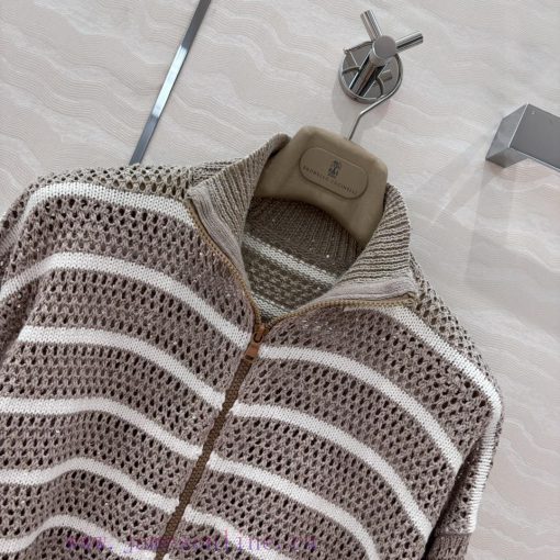 High End AW75158 Walking High-end Bc Old Money Style Outfit Italian Aesthetic Color Striped And 79bw0xgs - Image 4