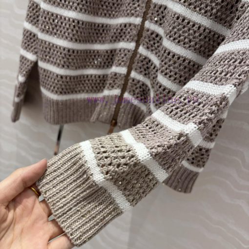 High End AW75158 Walking High-end Bc Old Money Style Outfit Italian Aesthetic Color Striped And 79bw0xgs - Image 7