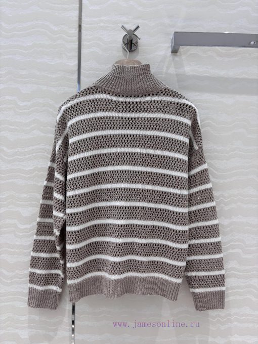 High End AW75158 Walking High-end Bc Old Money Style Outfit Italian Aesthetic Color Striped And 79bw0xgs - Image 10