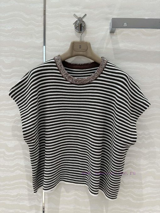 High End Walking High-end AT75026 Bc Old Money Style Outfit Italian Aesthetic Color Scheme Stri ad3895vn - Image 2