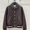 High End AW73750 CE College Style Casual And Stylish Retro Modern Flight Jacket Leather Jacket bx3l7bpm