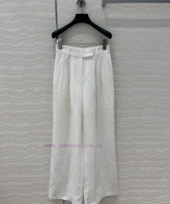 AK75056 Row Style 25s Early Spring New Product Linen High Waist Western Pants Minimalist Straig cq745hi0