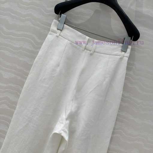 AK75056 Row Style 25s Early Spring New Product Linen High Waist Western Pants Minimalist Straig cq745hi0 - Image 10