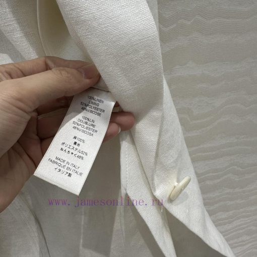 High End AW75057 Row Style 25s Early Spring New Product A Minimalist Linen Suit With Wide Shoul 8nx0x52q - Image 9