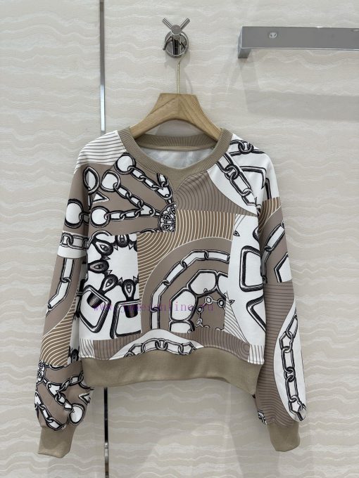 H Sports Set AT71959 Effet Kalei Doscope Series Printed Jersey Cotton Age Reducing Sports Girls jofkgjse - Image 3