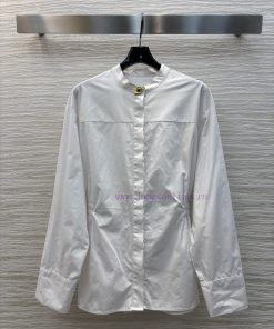 CC75975 Schiaparelli 25 Spring/Summer Drawstring Waist Cinching Shirt With Metal Eye Buckle Des b46gd07y