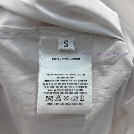 CC75975 Schiaparelli 25 Spring/Summer Drawstring Waist Cinching Shirt With Metal Eye Buckle Des b46gd07y - Image 10
