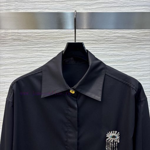 CC75977 Schiaparelli 25 Spring/Summer New Collection Featuring A Lapel Rhinestone Rain Soaked E ojwhw1po - Image 3