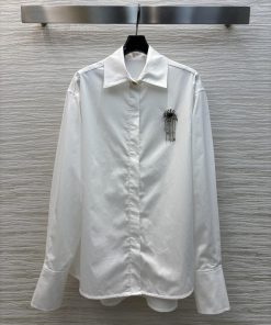 CC75977 Schiaparelli 25 Spring/Summer New Collection Featuring A Lapel Rhinestone Rain Soaked E rydhjblk