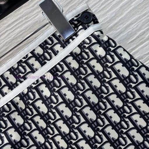 CB75982 Dior 25 Early Spring Logo Printed High Waist A-line Half Skirt Classic Old Flower Patte 5a0p5o2n - Image 5