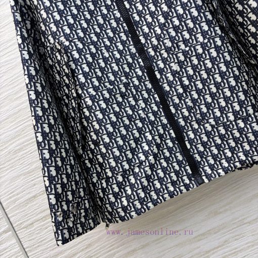 CW75983 Dior 25 Early Spring New Collection Full Screen LOGO Letter Hooded Zipper Coat With Sup 8g7d6hvl - Image 7