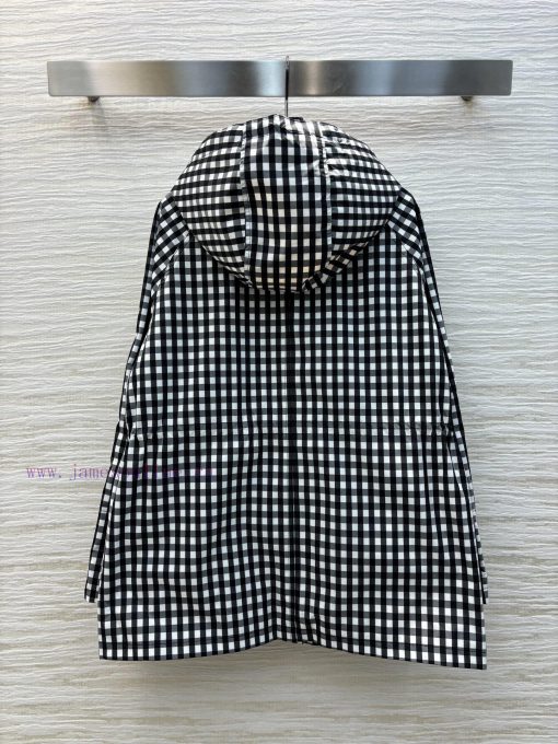 CW75985 Louis Vuitton 25 Early Spring New Collection Checkerboard Hooded Drawstring Jacket With fbv7bkh1 - Image 9