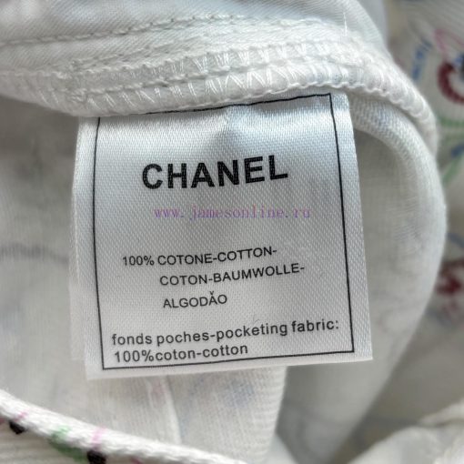 CK75986 Chanel 25 Spring/Summer Fun Graffiti Printed Straight Leg Jeans Are Simply A Walking To 4kjkl3do - Image 10