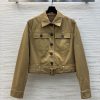 CW75989 YSLouis Vuitton 25 Early Spring New Collection Featuring A Collared High Waisted Jacket yaeavr7z