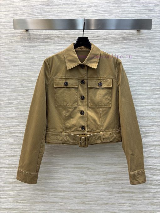 CW75989 YSLouis Vuitton 25 Early Spring New Collection Featuring A Collared High Waisted Jacket yaeavr7z