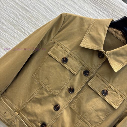 CW75989 YSLouis Vuitton 25 Early Spring New Collection Featuring A Collared High Waisted Jacket yaeavr7z - Image 4