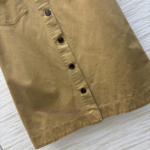 CB75988 YSLouis Vuitton 25 New Model Workwear Style Khaki Buckle Half Skirt Combining A Cool An tnibfl8c - Image 8