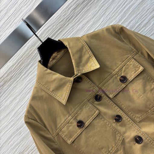 CW75989 YSLouis Vuitton 25 Early Spring New Collection Featuring A Collared High Waisted Jacket yaeavr7z - Image 5