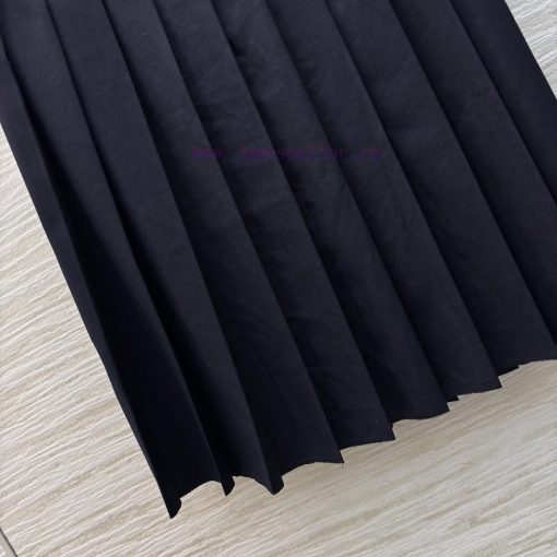 CB75991 Miu Miu 25 Early Spring New Item Fake Two Contrasting Checkered Pleated Half Skirt Fake k7t0tzqd - Image 8