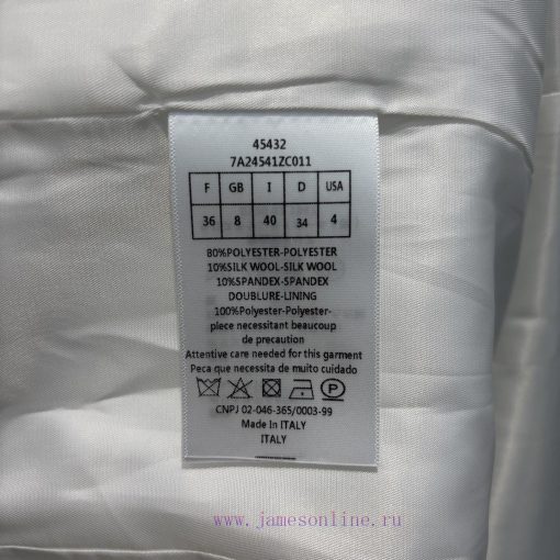 CL75992 Dior 25 Early Spring New Item Flying Sleeve Suit Style Dress With Large V-neck Flying S gu99xvhy - Image 10
