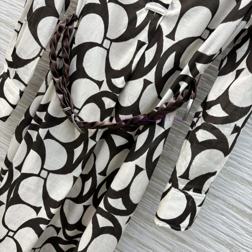 CL75993 Bc Home 25 Spring/Summer New Collection Deconstructive Printed Shirt Style Dress With H eq1gn3s5 - Image 7