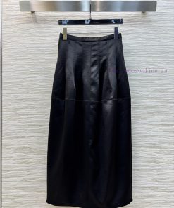 CB75995 Schiaparelli 25 Spring/Summer Black High Waisted Floral Bud Skirt Full Of Fashion Sense qbz8sr9v