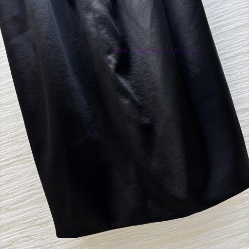 CB75995 Schiaparelli 25 Spring/Summer Black High Waisted Floral Bud Skirt Full Of Fashion Sense qbz8sr9v - Image 7