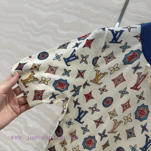AT75030 L25s Early Spring New Knitted Sweater Color Series Full Width Louis Vuitton MONOGRAM Fl axkr55gg - Image 6